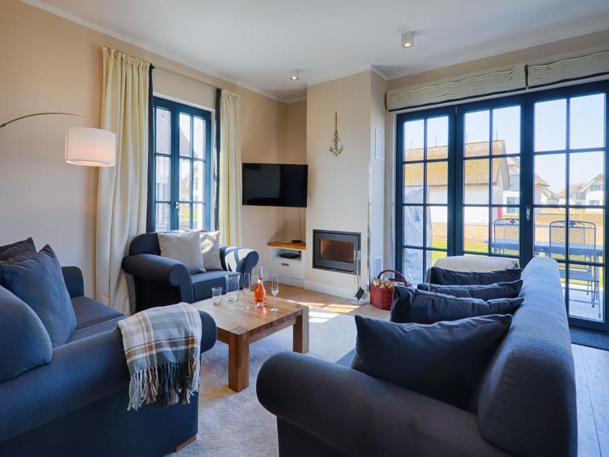 Reetland Am Meer - Luxus Reetdachvilla Mit 3 Schlafzimmern, Sauna Und Kamin F18 Dranske Buitenkant foto
